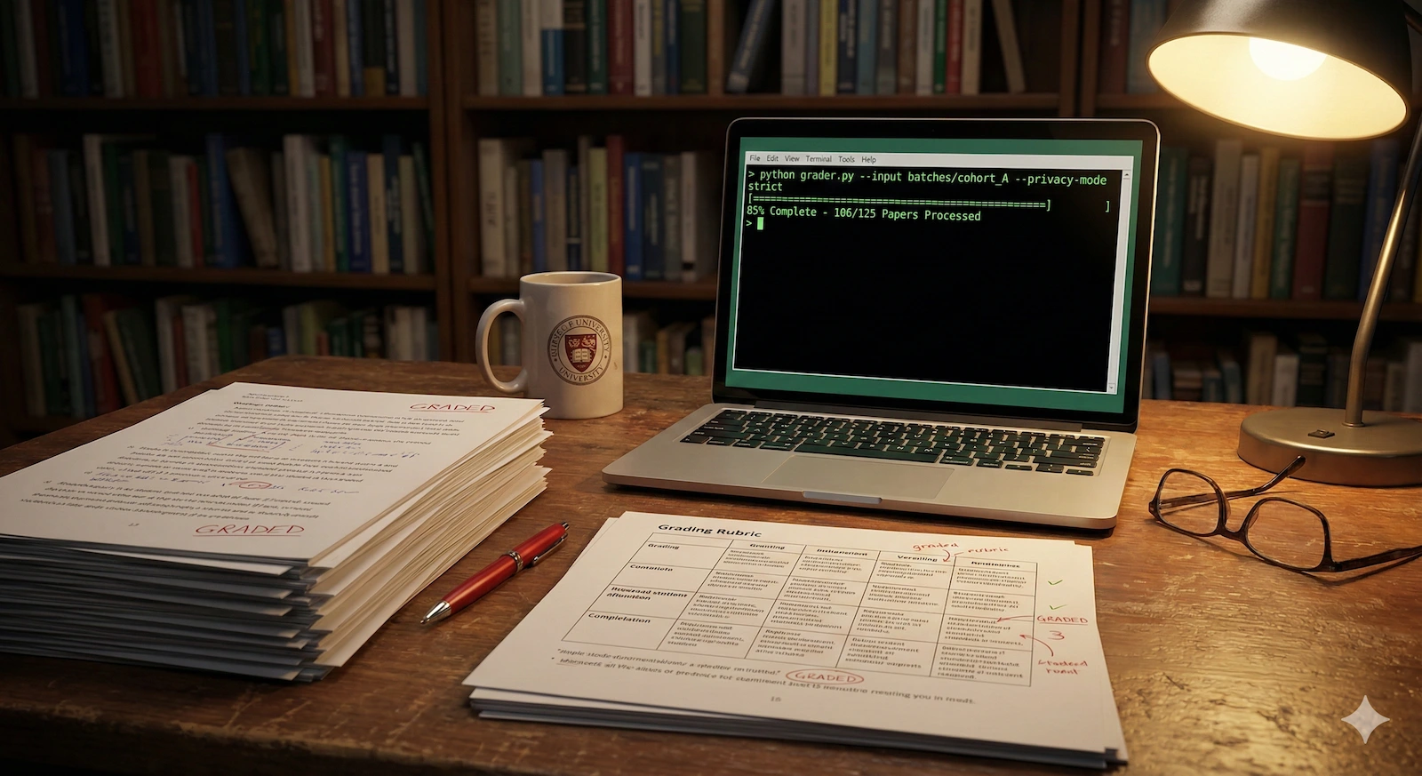 AI-powered academic grading system